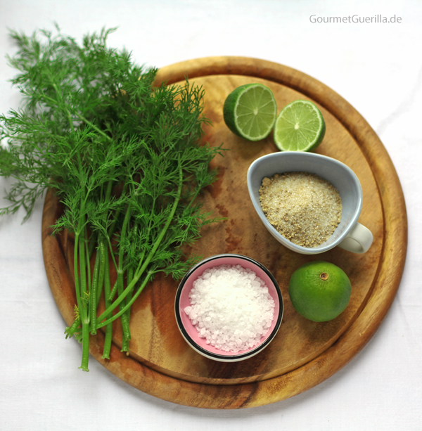 Pickling for Salmon Ingredients #gourmetguerilla #recipe