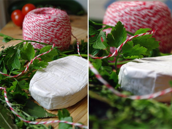Incredible herb Camembert from the grill