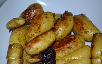 Kartoffel mit Honig-Senf-Marinade